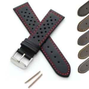 Winterthur Watch Strap Perforated Genuine Leather