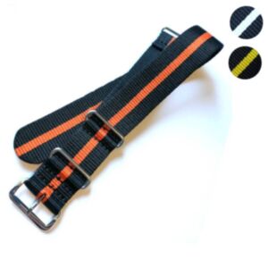 NATO Watch Strap (Two Colours - Chrome Buckle)